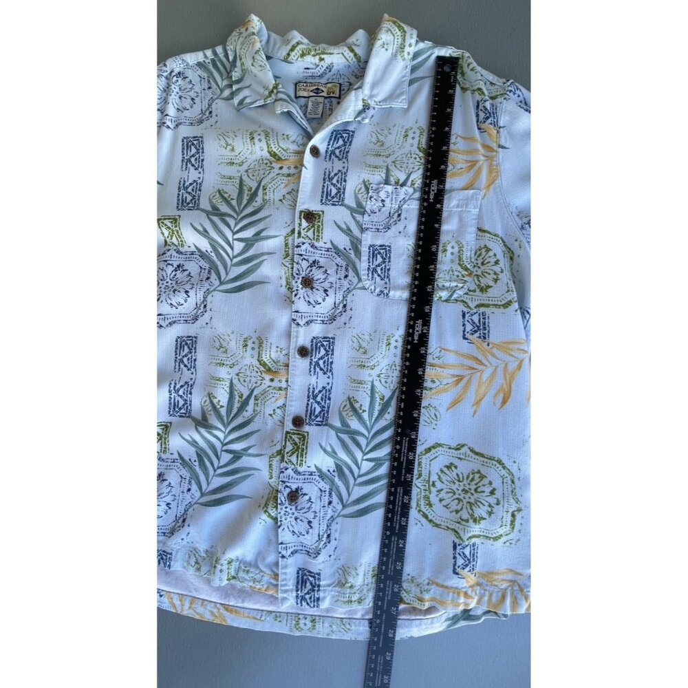 CARIBBEAN JOE Hawaiian Style Men's Shirt  Size XL 100% Rayon - Picture 6 of 13